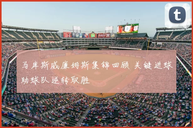 马库斯威廉姆斯集锦回顾 关键进球助球队逆转取胜